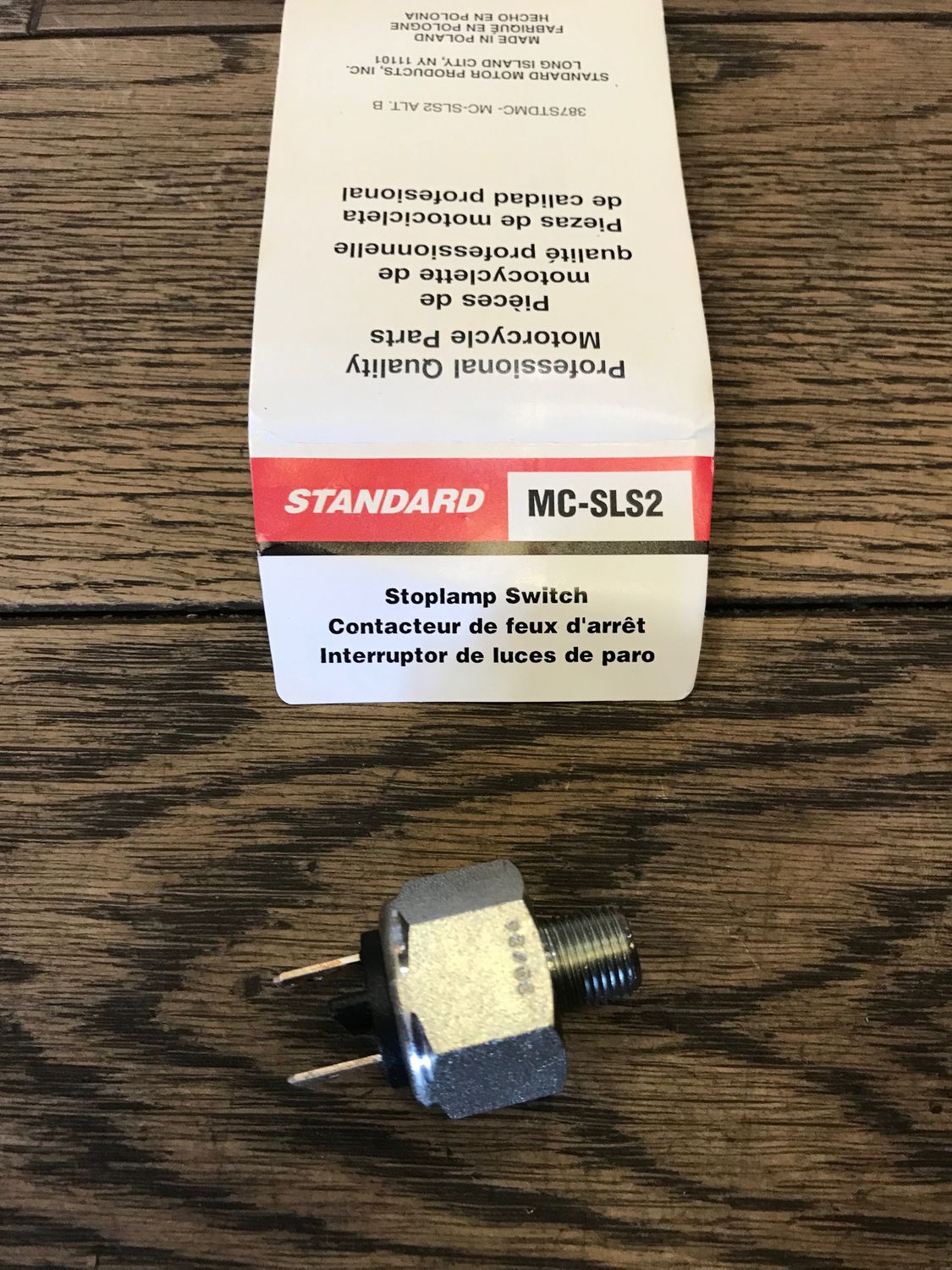 mc-sls2, bremslichtschalter fuer hinten von standard motor products, ersetzt harley 72023-51