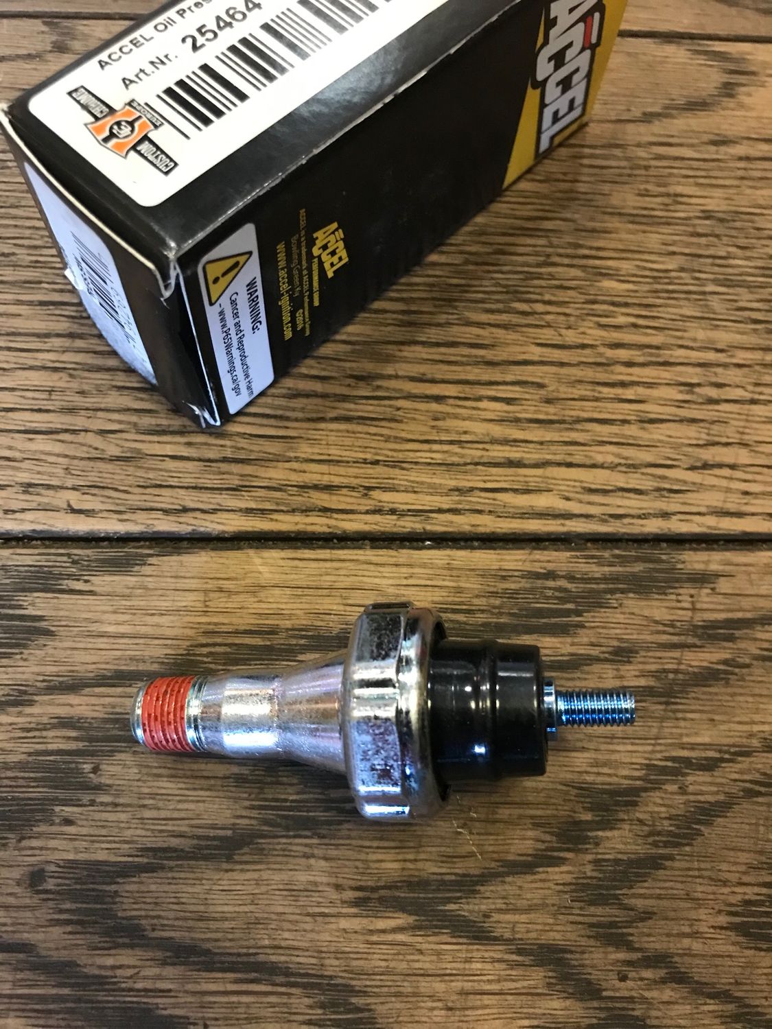 accel oeldruck schalter fuer harley evo, ersetzt harley 26561-84