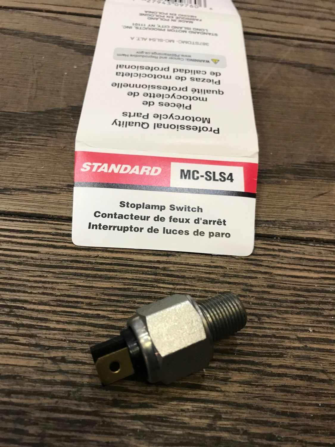 mc-sls4, bremslichtschalter hinten fuer harley twin cam modelle ab 2001-duenne neue form, ersetzt harley 72023-51e