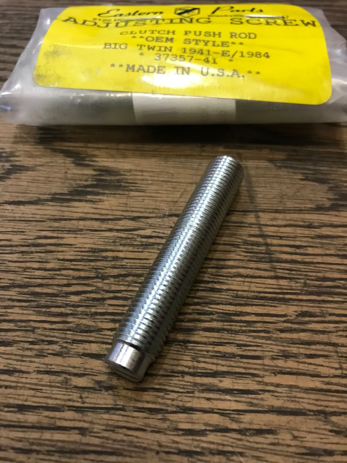 einstellschraube fuer kupplung an harley modellen 41-84, ersetzt harley 37357-41