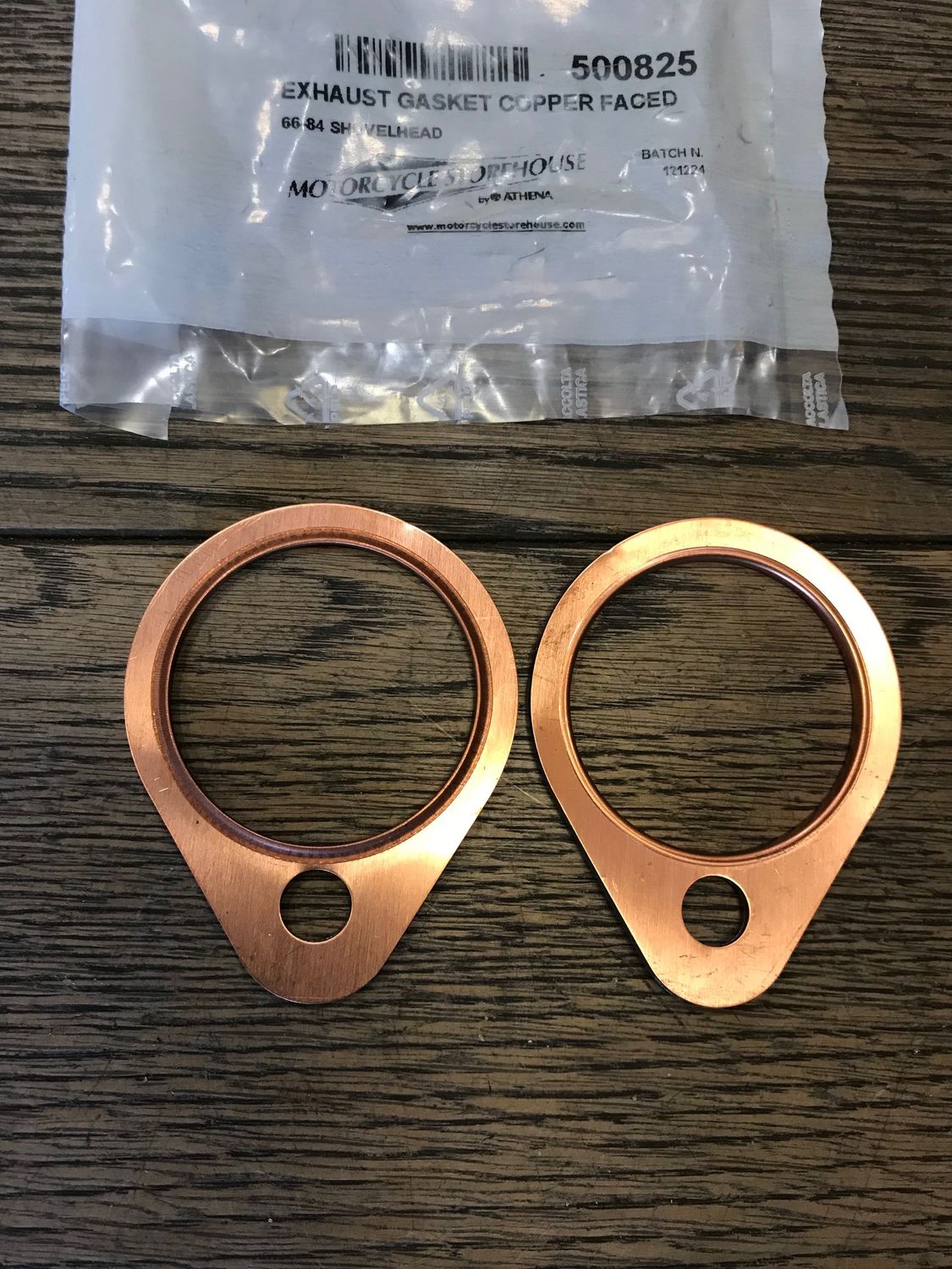 auspuffdichtung, kruemmerdichtung fuer harley shovelhead auspuff, ersetzt hd 65834-68, mcs nr. 500825