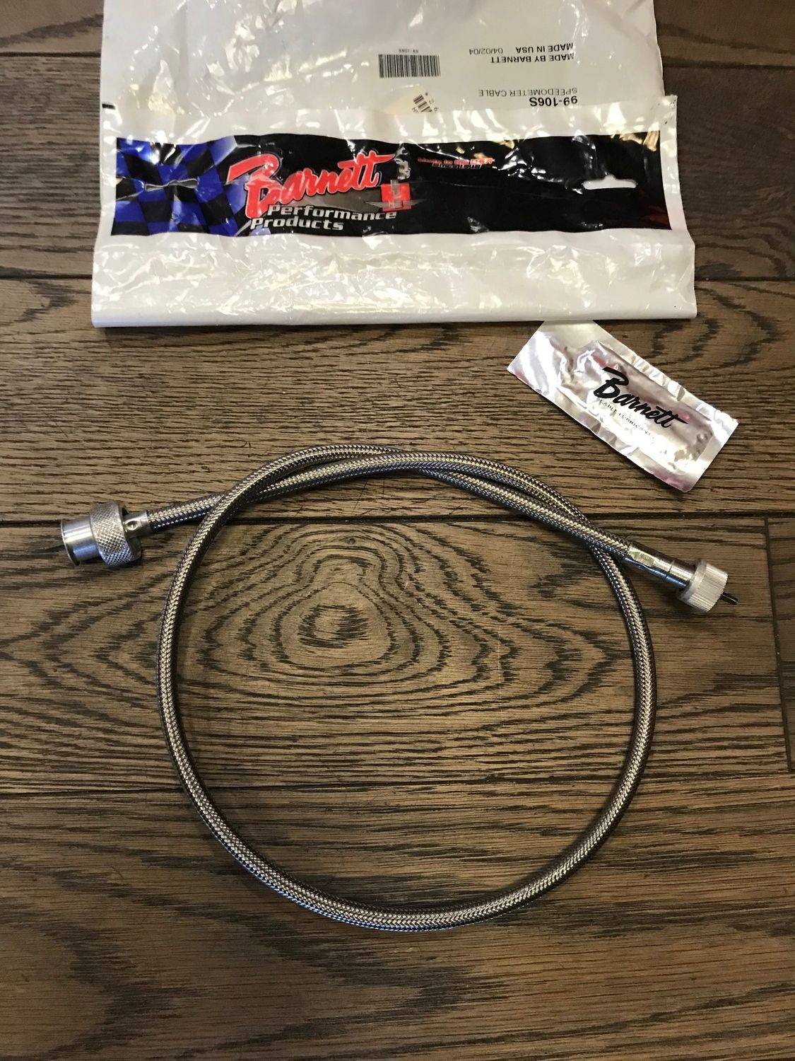 barnett 99-106-s, tachowelle stahlflex fuer harley mit mechanischem tacho und getriebeantrieb