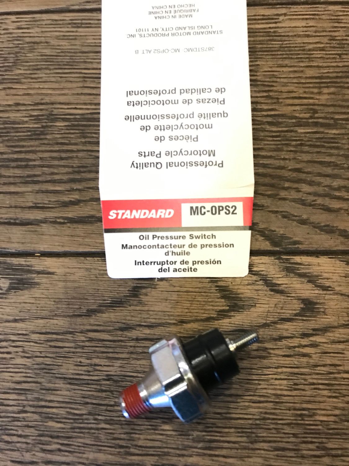 oeldruck schalter fuer harley sportster 77-22, ersetzt 26554-77, MC-OPS2