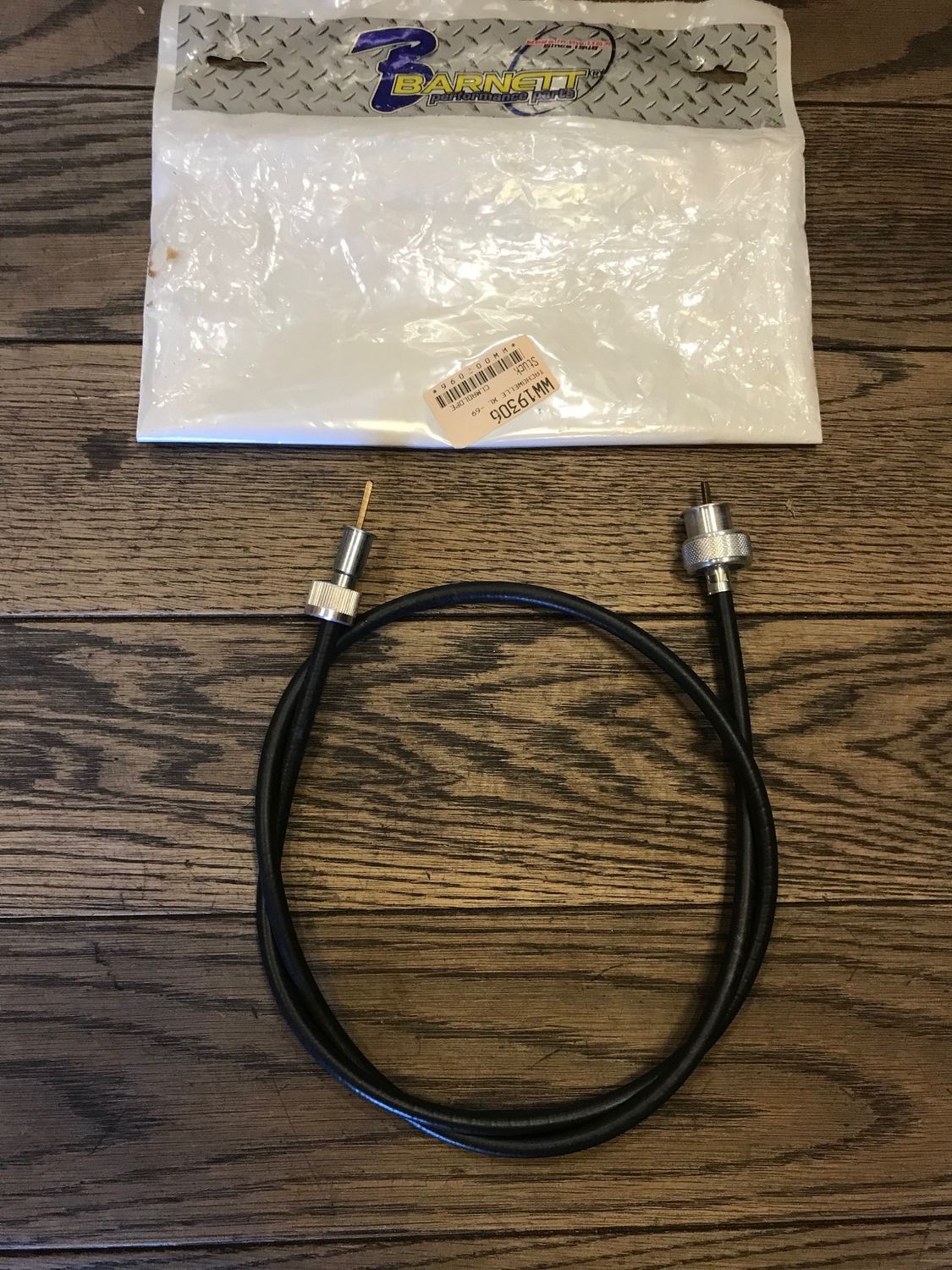 barnett 99-108 tachowelle schwarz fuer harley sportster 57-69, ersetzt hd 67051-52