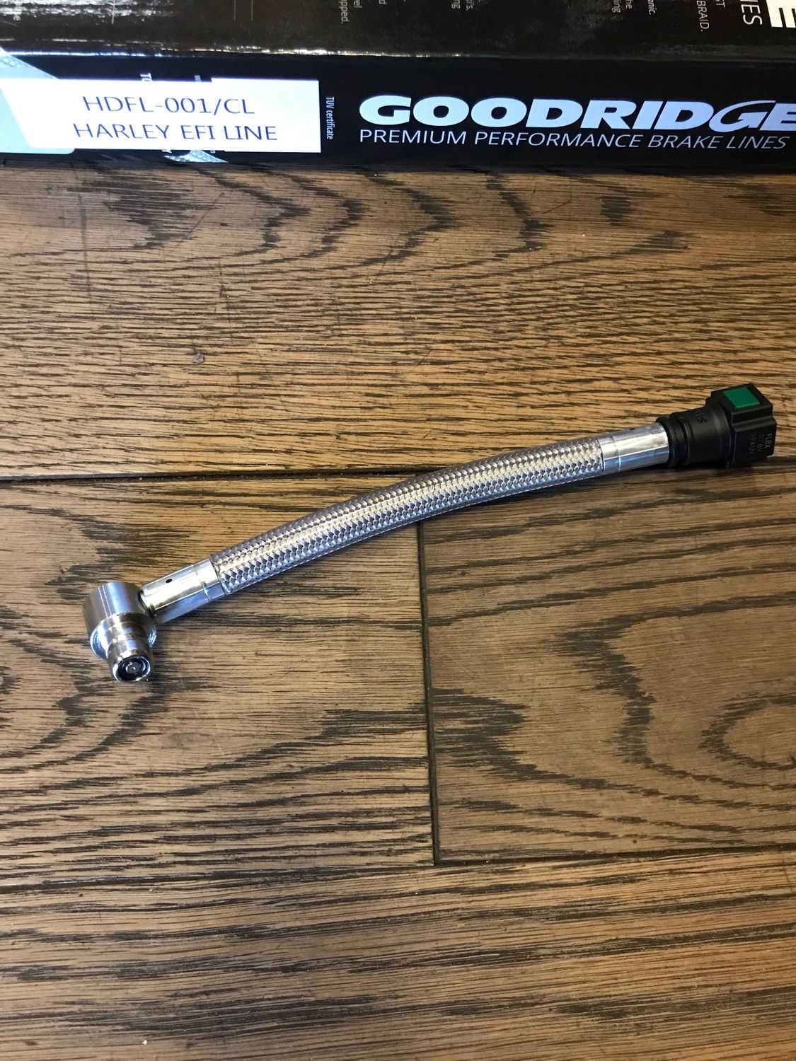 benzinleitung extern, fuel line fuer harley softail 01-17 von goodridge, ersetzt 62900-01