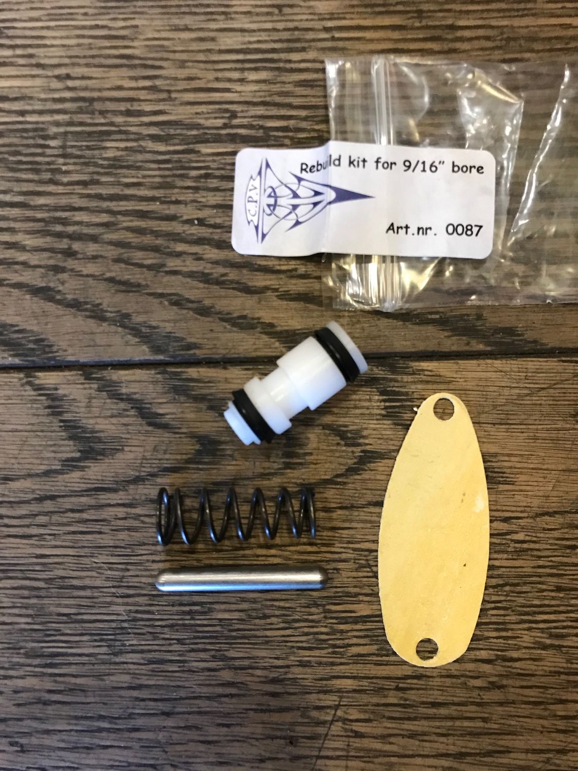 cpv kolben und dichtsatz fuer cpv bremszylinder kupplung, kupplungszylinder durchmesser 9/16 zoll, cpv 0087