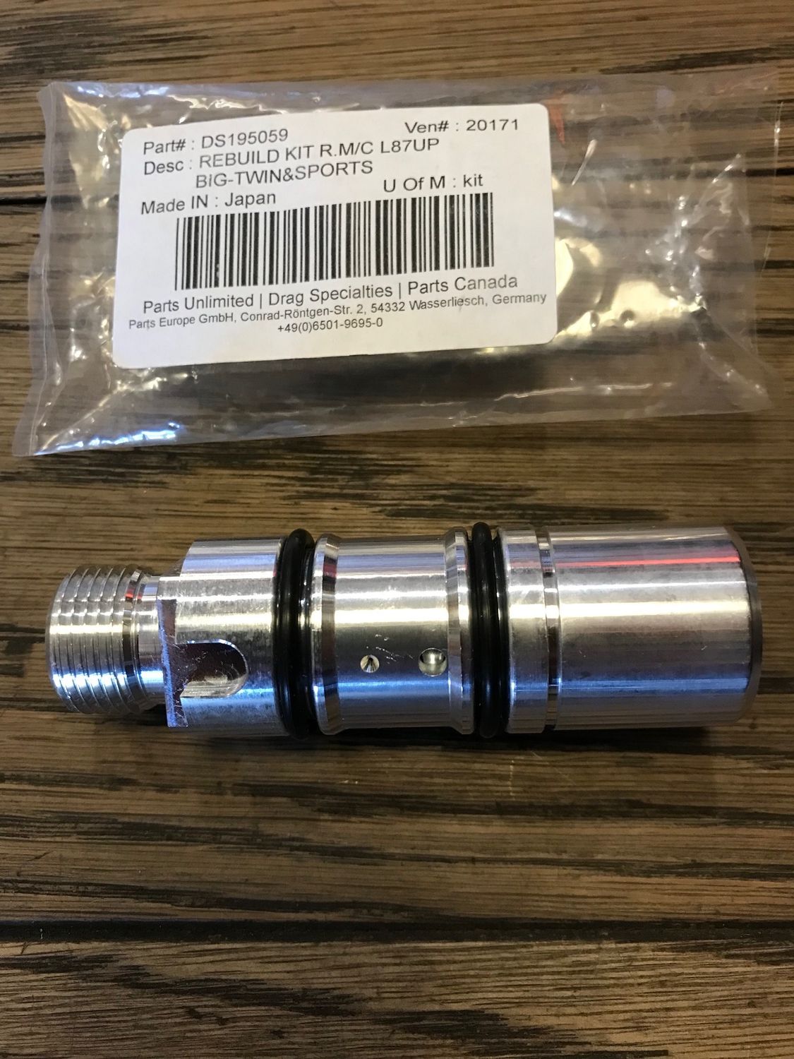 reparaturkit fuer harley fussbremszylinder 87-17, ersetzt 42382-87, von daytona japan 20171