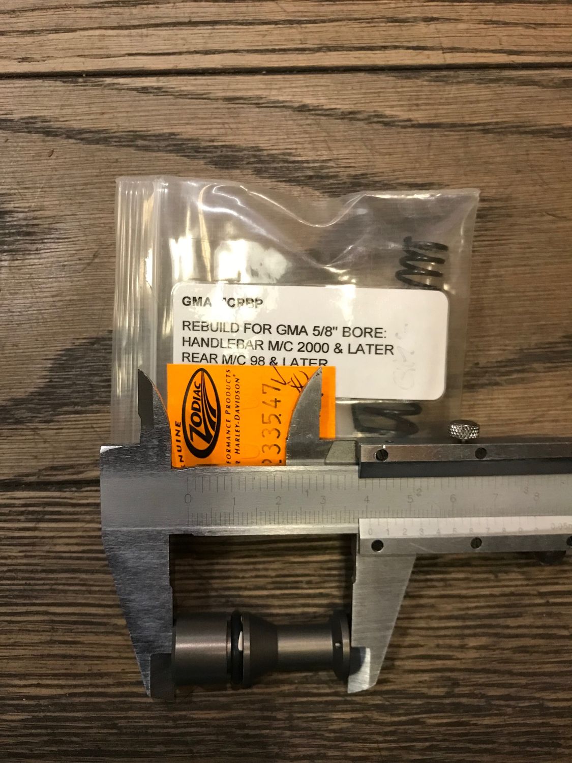 GMA REPSATZ fuer Handbremse oder Fussbremszylinder 5/8 zoll, gma mcrbp, zodiac 233547