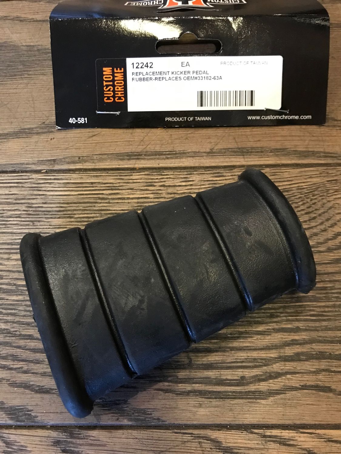 cce 12242, ersetzt harley artikel nummer 33182-63, gummi fuer kicker pedal