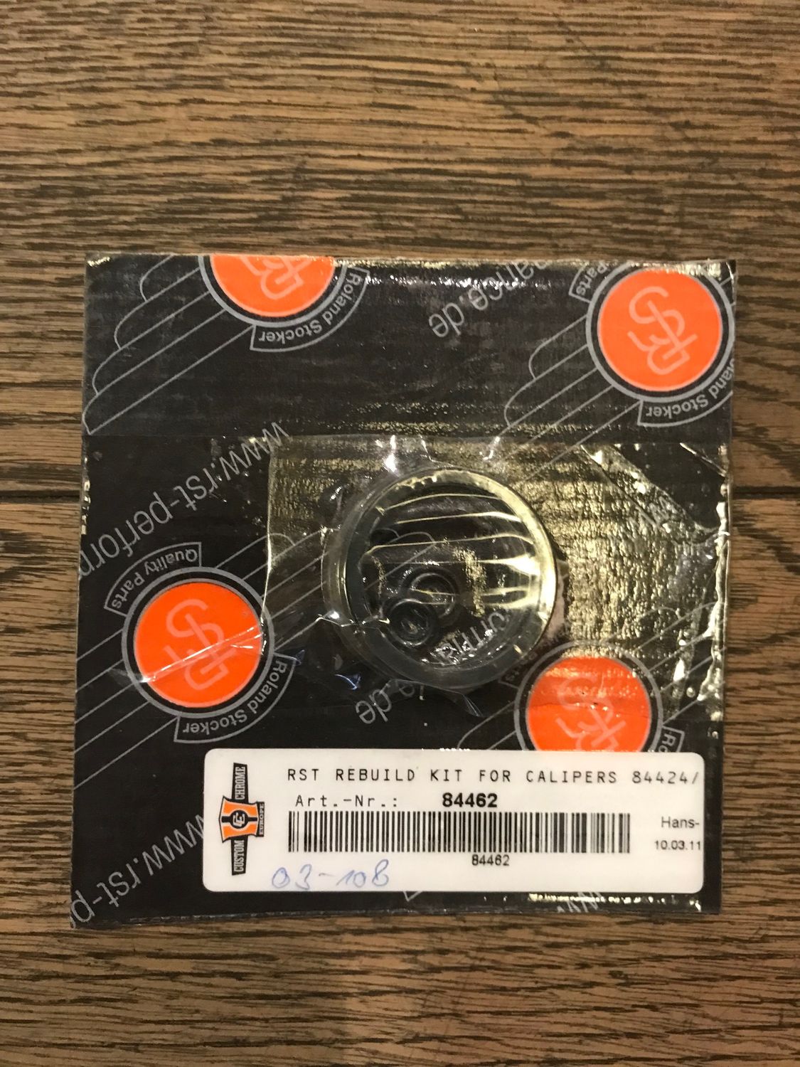 rst-03-108m rep satz fuer stocker 2 kolben bremssattel 03-103, cce 84462