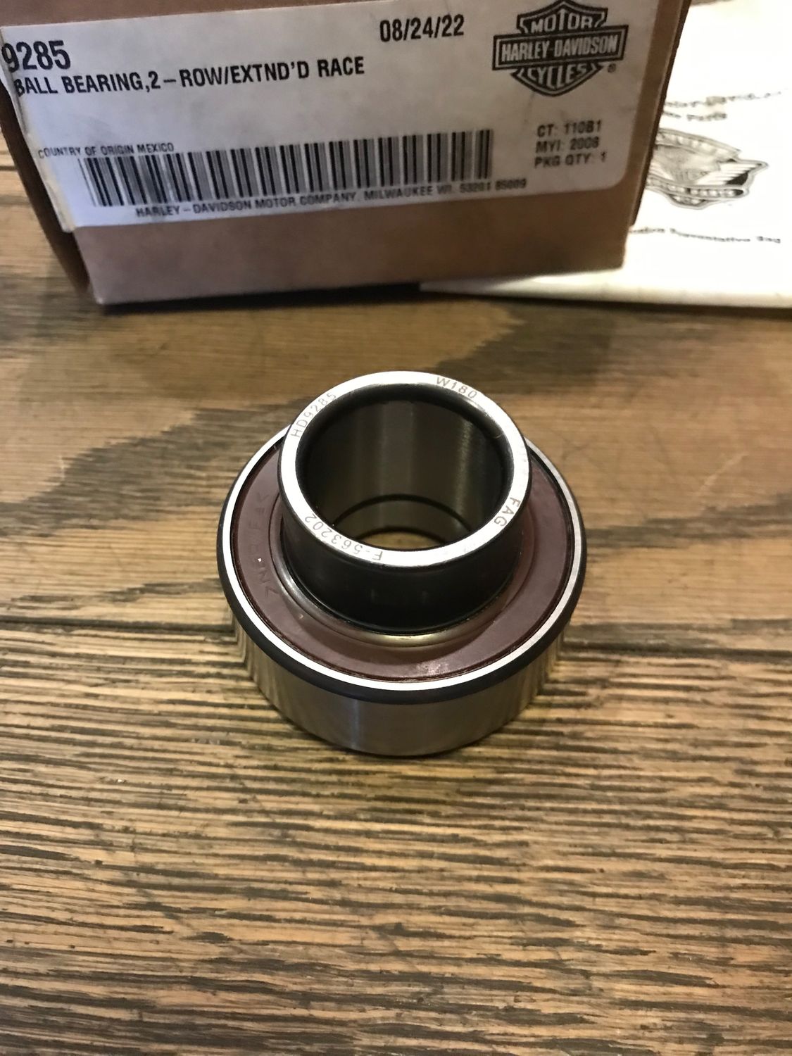 Kugellager im Pulley HD 9285, für Touring Modelle 2008 harley 9285, kugellager, lager im belt pulley fuer touring 2008
