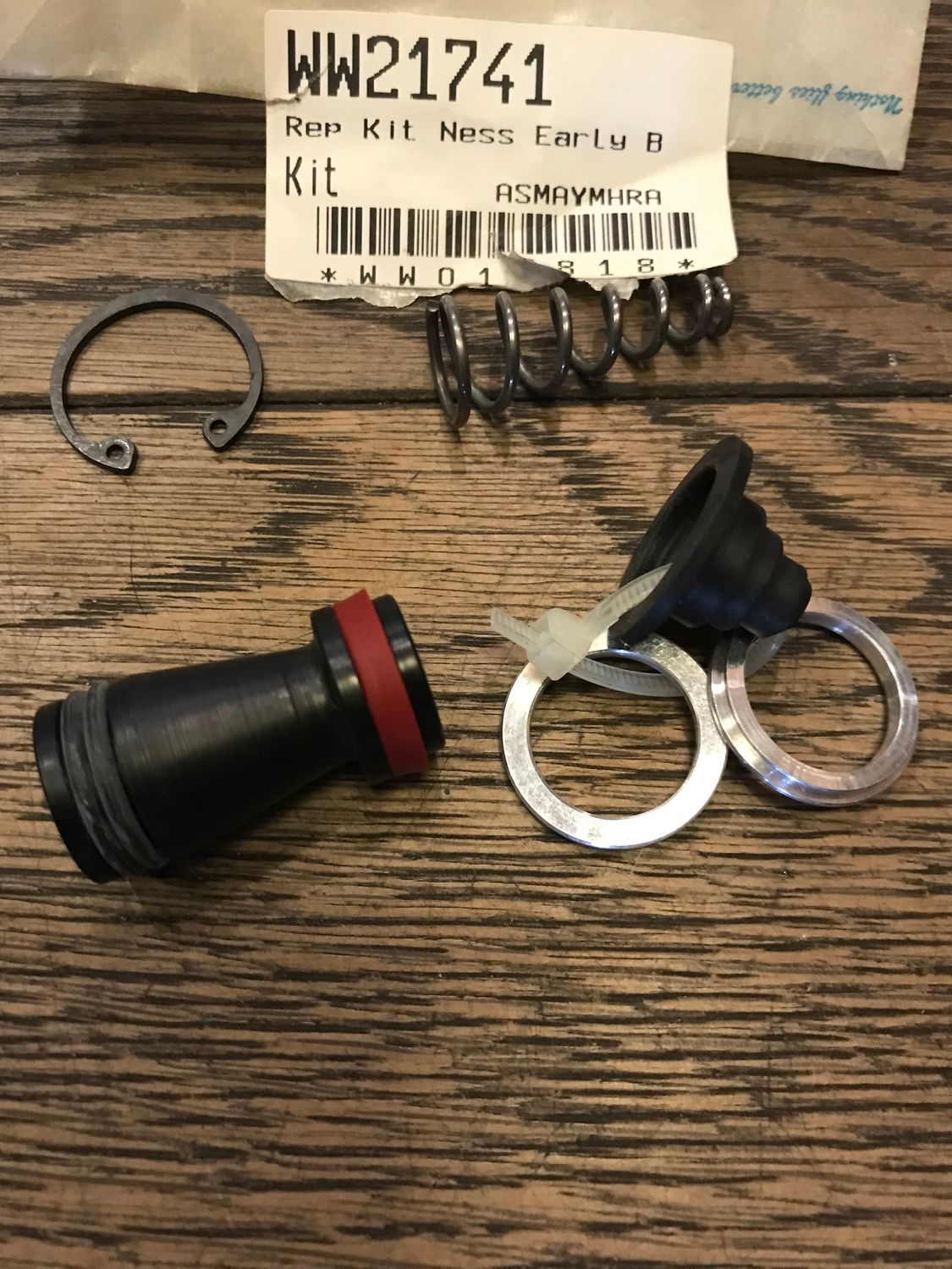 Arlen Ness Dichtsatz, Rep Kit mit Kolben für Handbremszylinder "early style" 5/8 Zoll arlen ness rep kit, kolben mit dichtringen fuer early handbremszylinder bis 1993, ww 21741