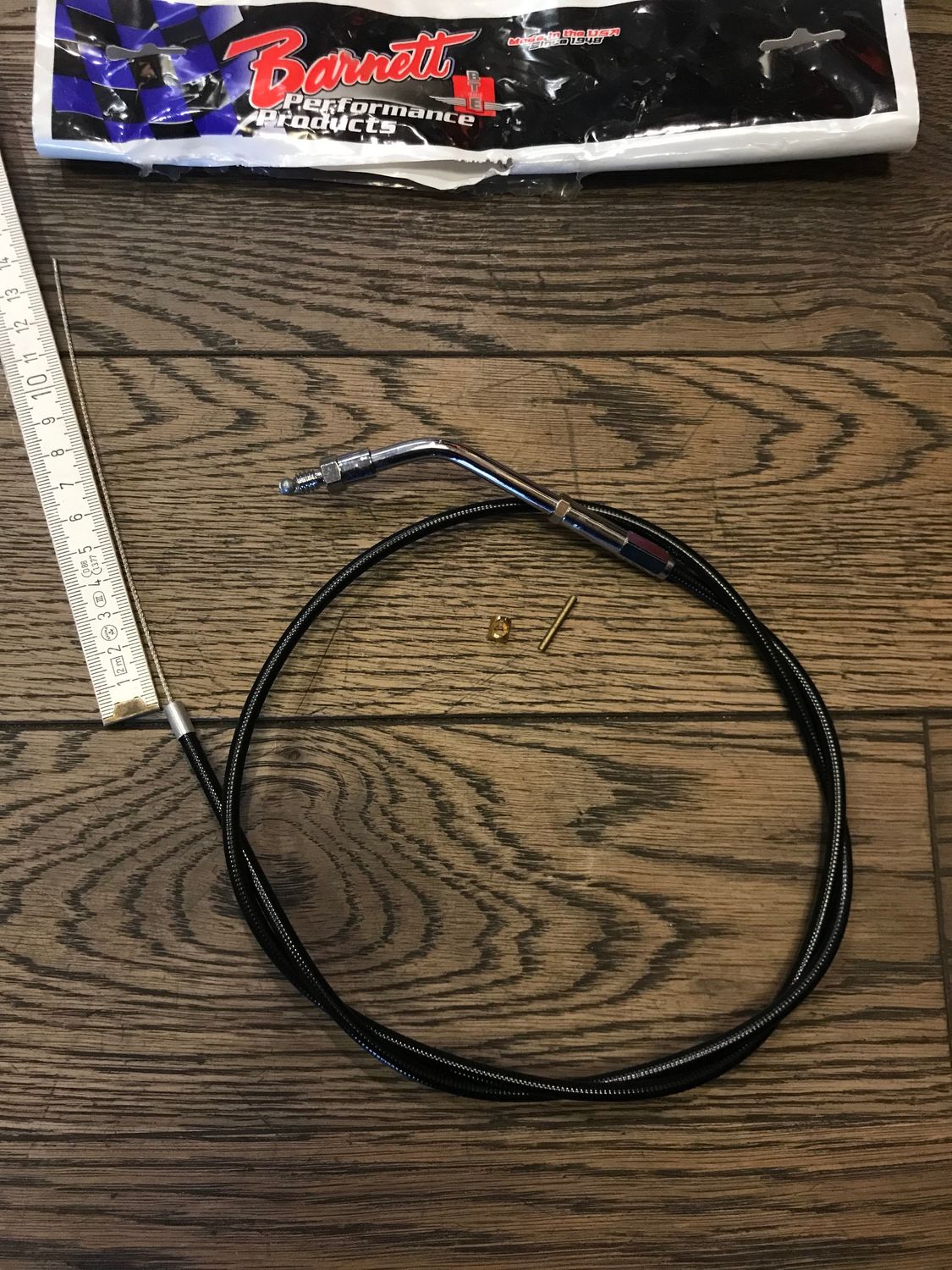 Barnett Rückholzug für Harley 81-95 mit Bendix Vergaser barnett rueckholzug fuer harley shovel mit bendix vergaser und schraubanschluss 1/4 zoll, 101-31-40001