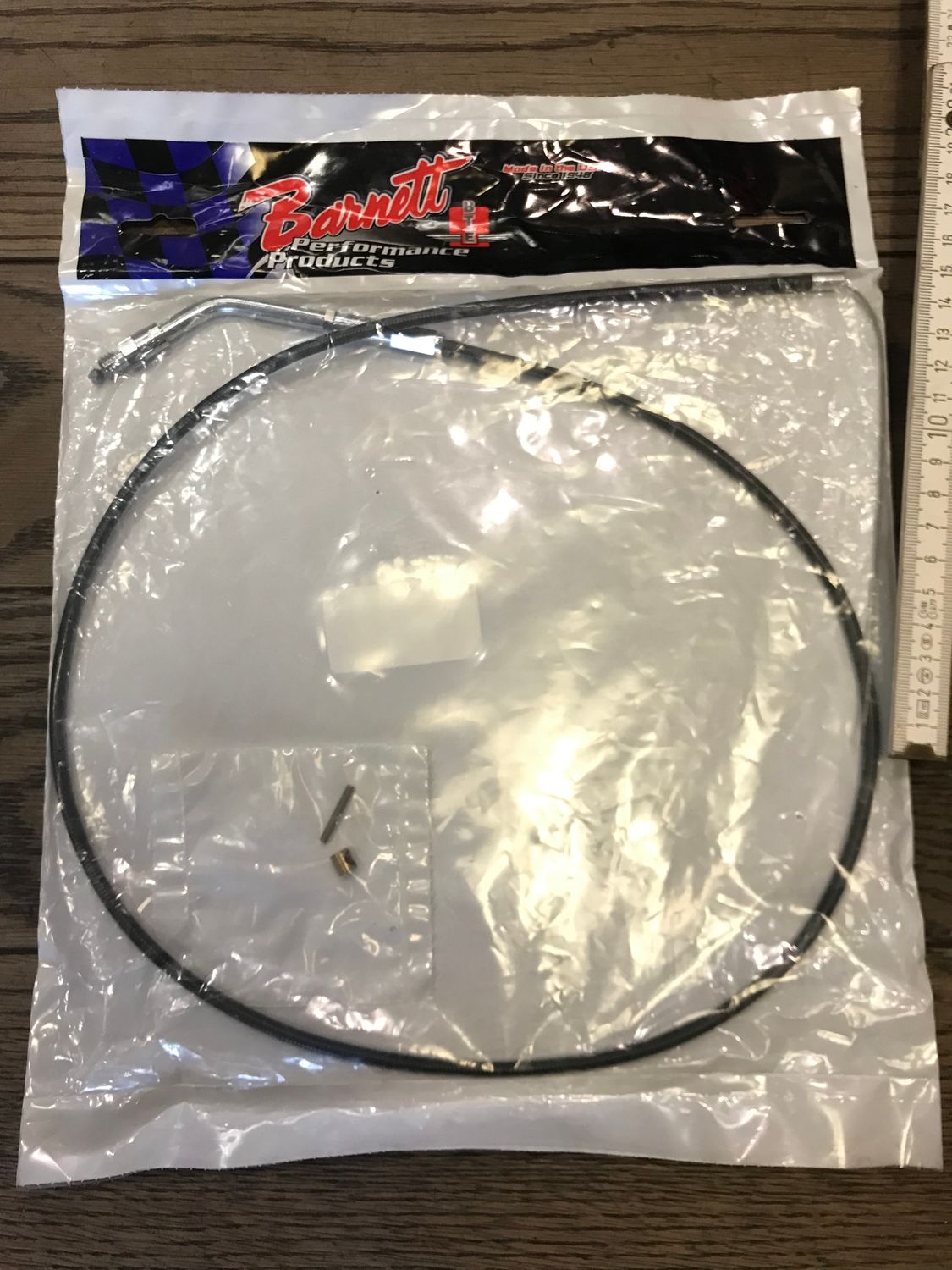 Barnett Gaszug für Harley 81-95 mit Bendix Vergaser barnett 101-31-30001 gaszug fuer harley mit 5/16 zoll schraubgewinde und bendix vergaser