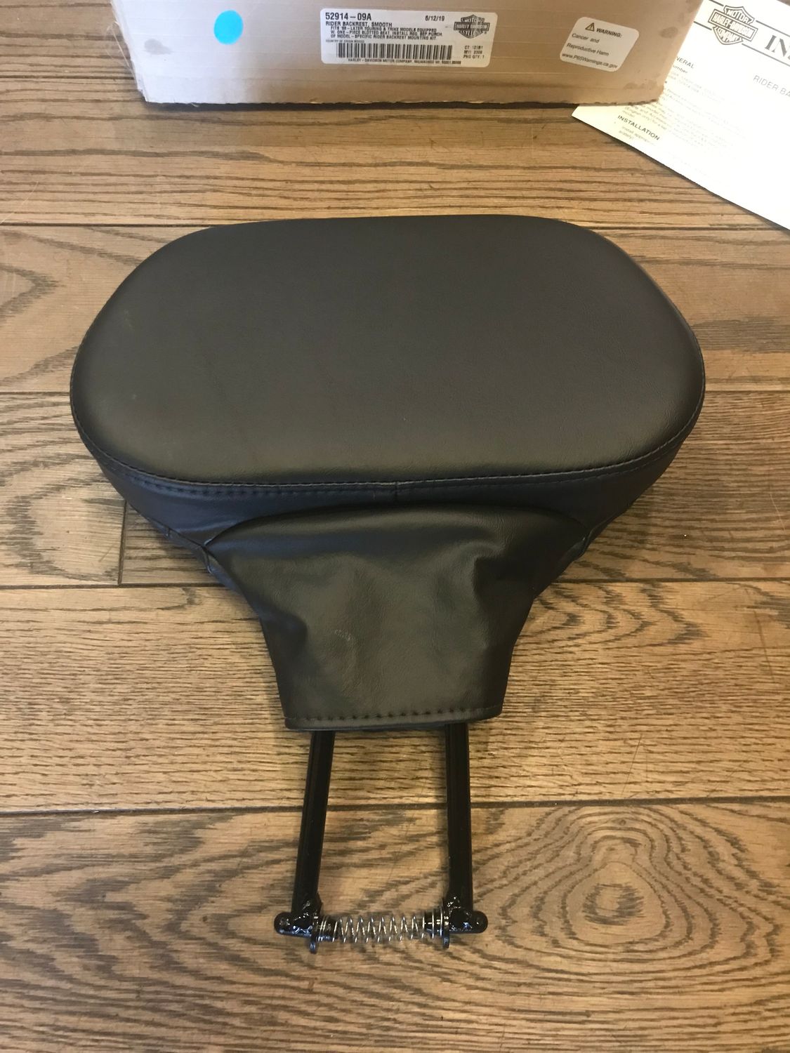 harley fahrer rueckenlehne, hd 52914-09 a fuer hd touring ab 88