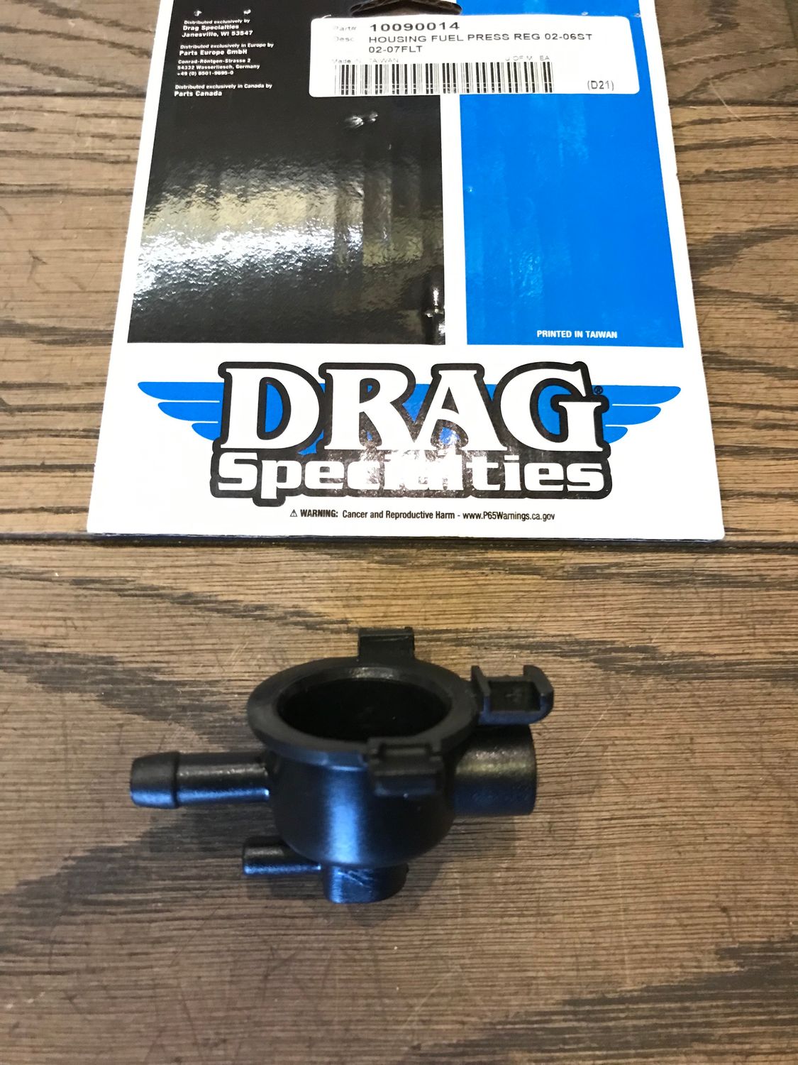 DRAG-10090014, gehaeuse fuer druck regler der benzinpumpe fuer harley softail und touring 02-07, ersetzt hd 62373-01