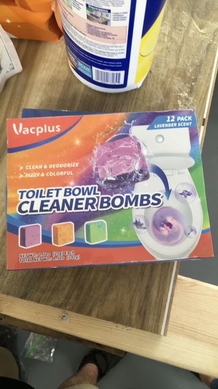 Vacplus toilet bowl cleaner bombs