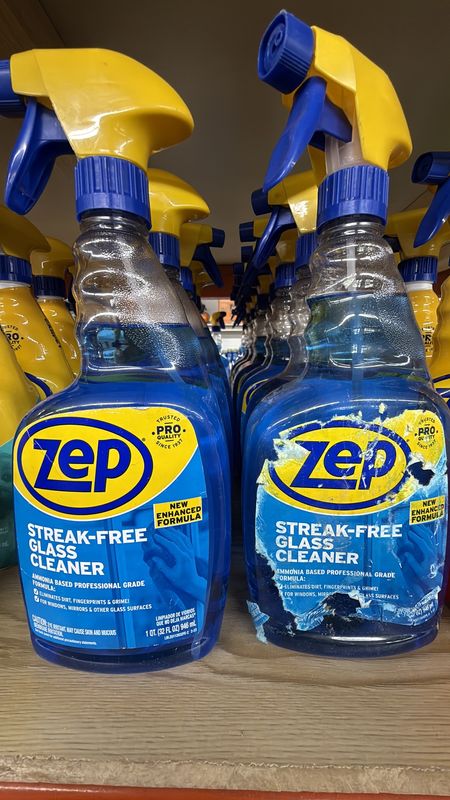 Zep Streak free glass cleaner 32oz