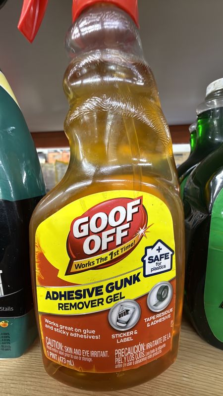 Goof Off adhesive Gunk