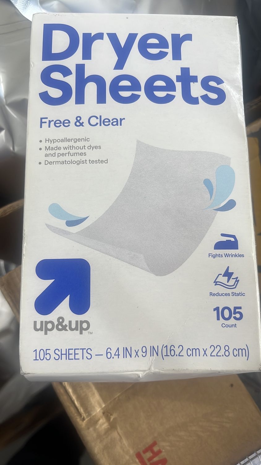 Dryer free and clear