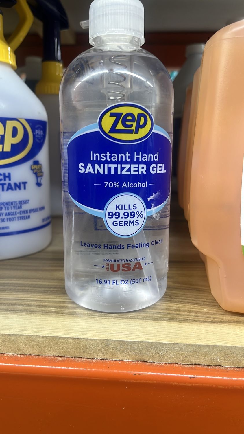 Zip hand sanitizer 