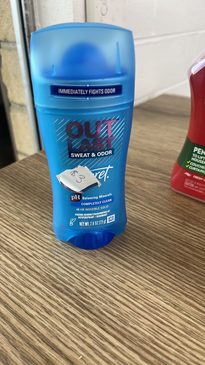 Secret deodorant outlast 