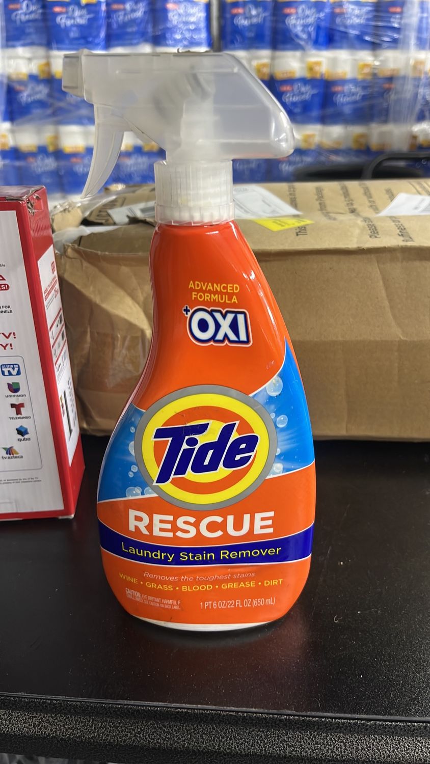 Tide laundry stain remover 