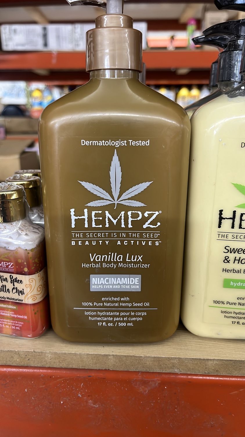 Hemp vanilla lux lotion