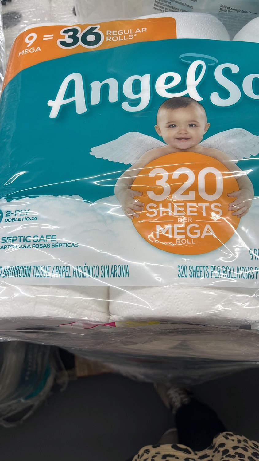 Angel soft toliet paper  