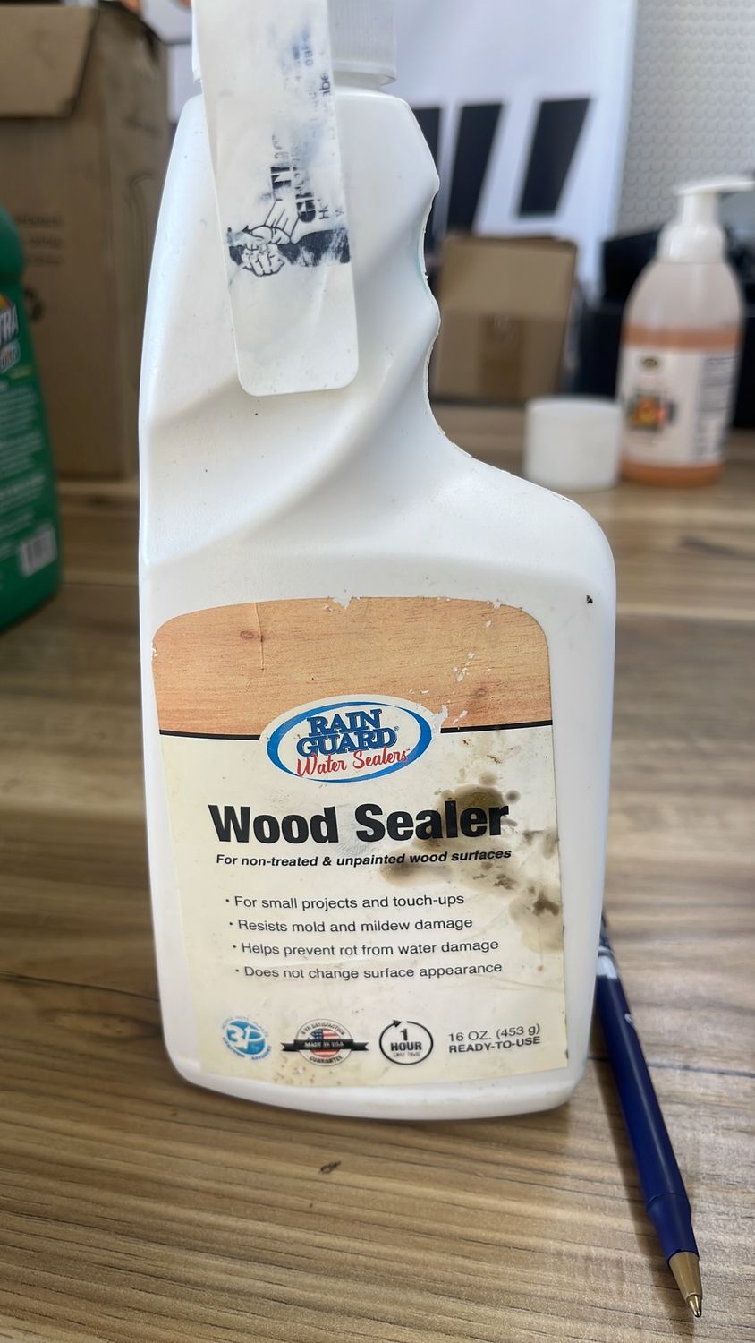 Rain guard water sealer