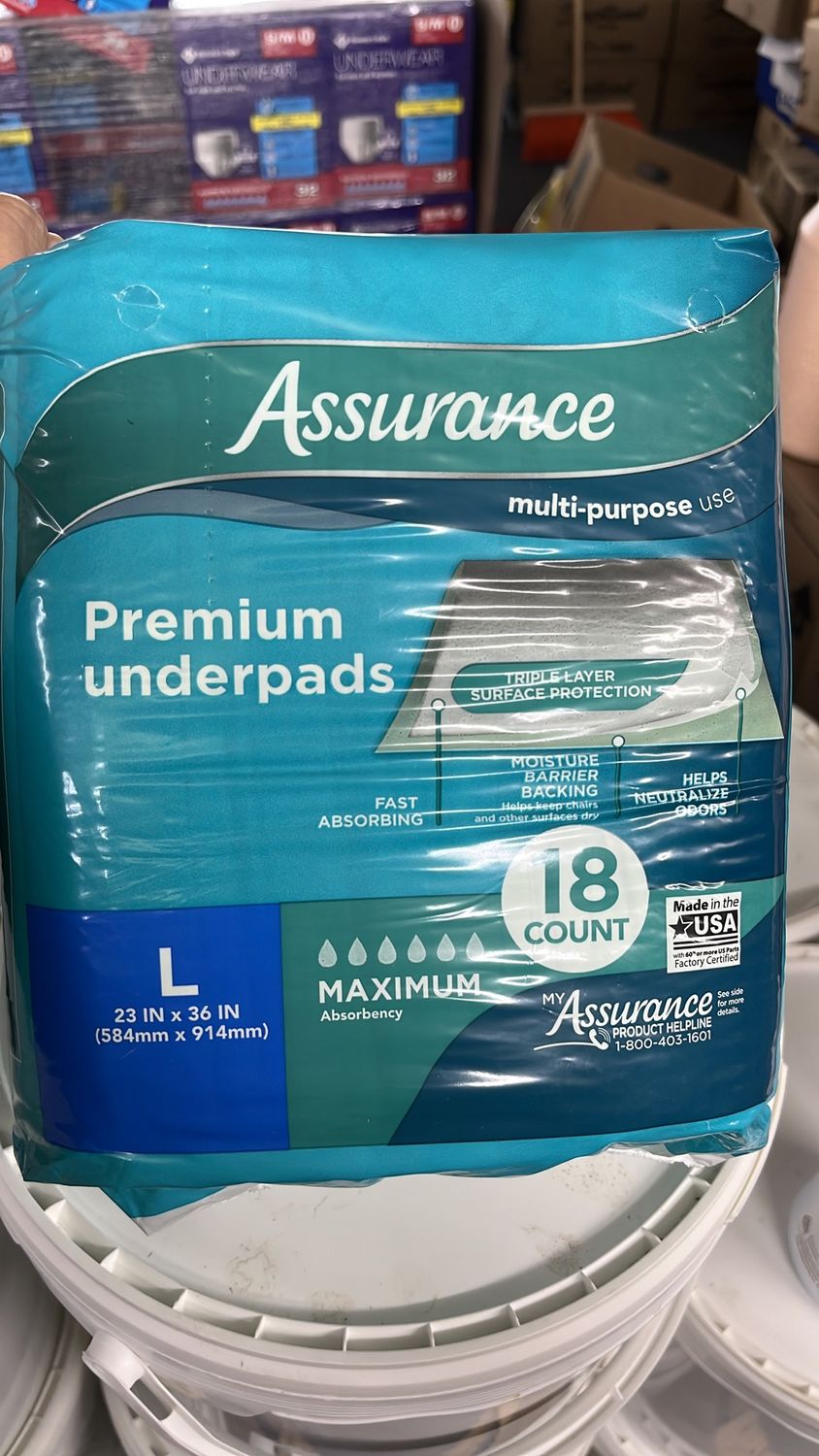 Assurance underpads