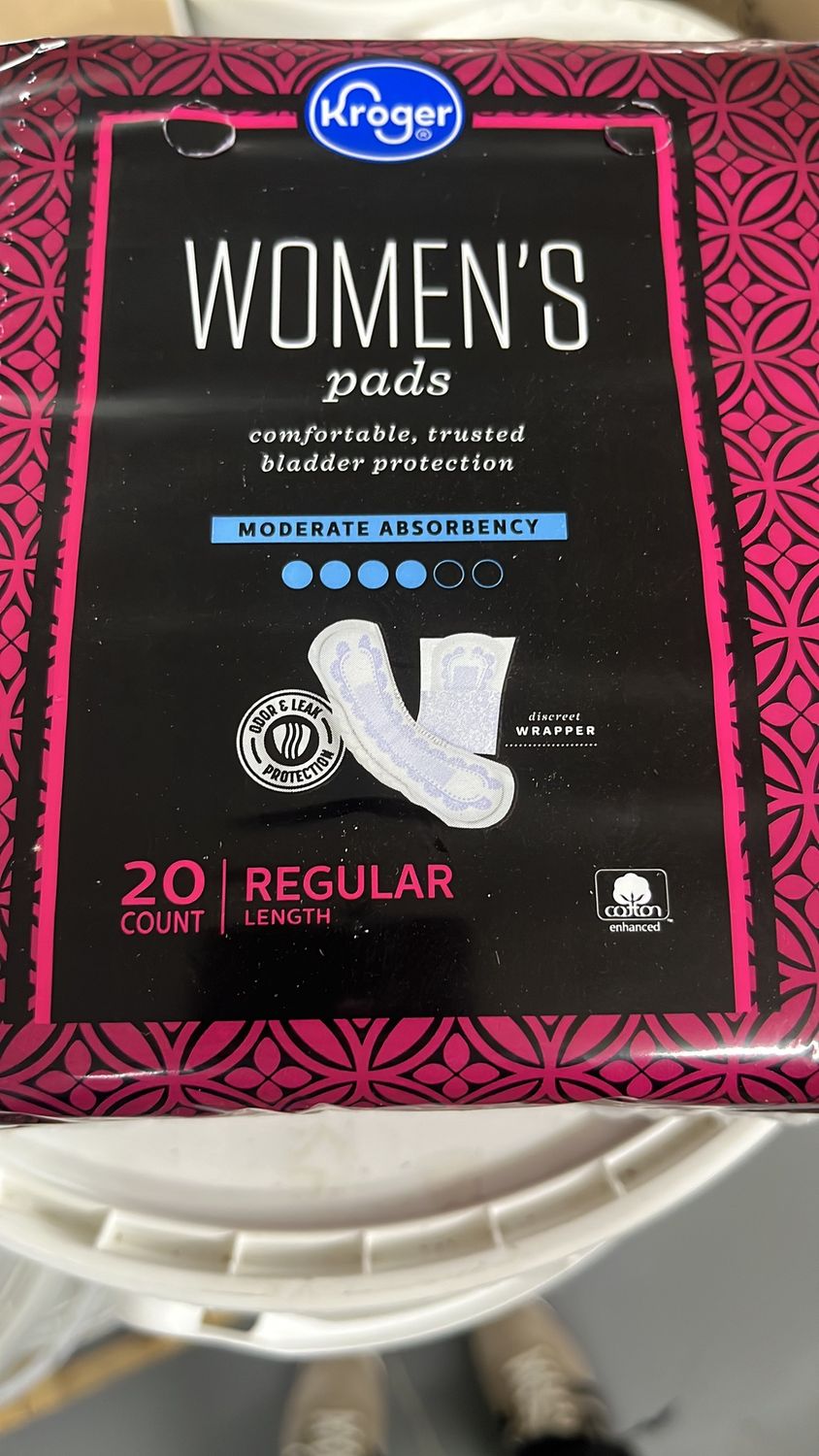 Kroger women’s pads 