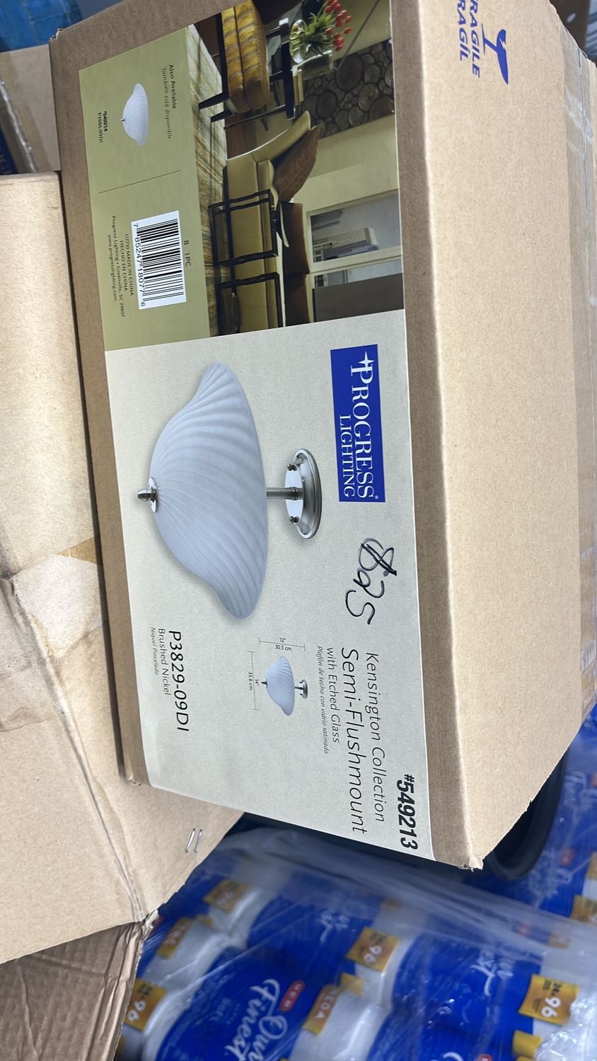 Progress lighting Kensington semi flush mount