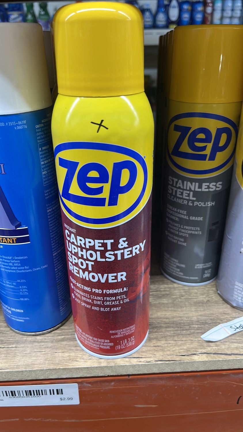 Zep carpet spot remover