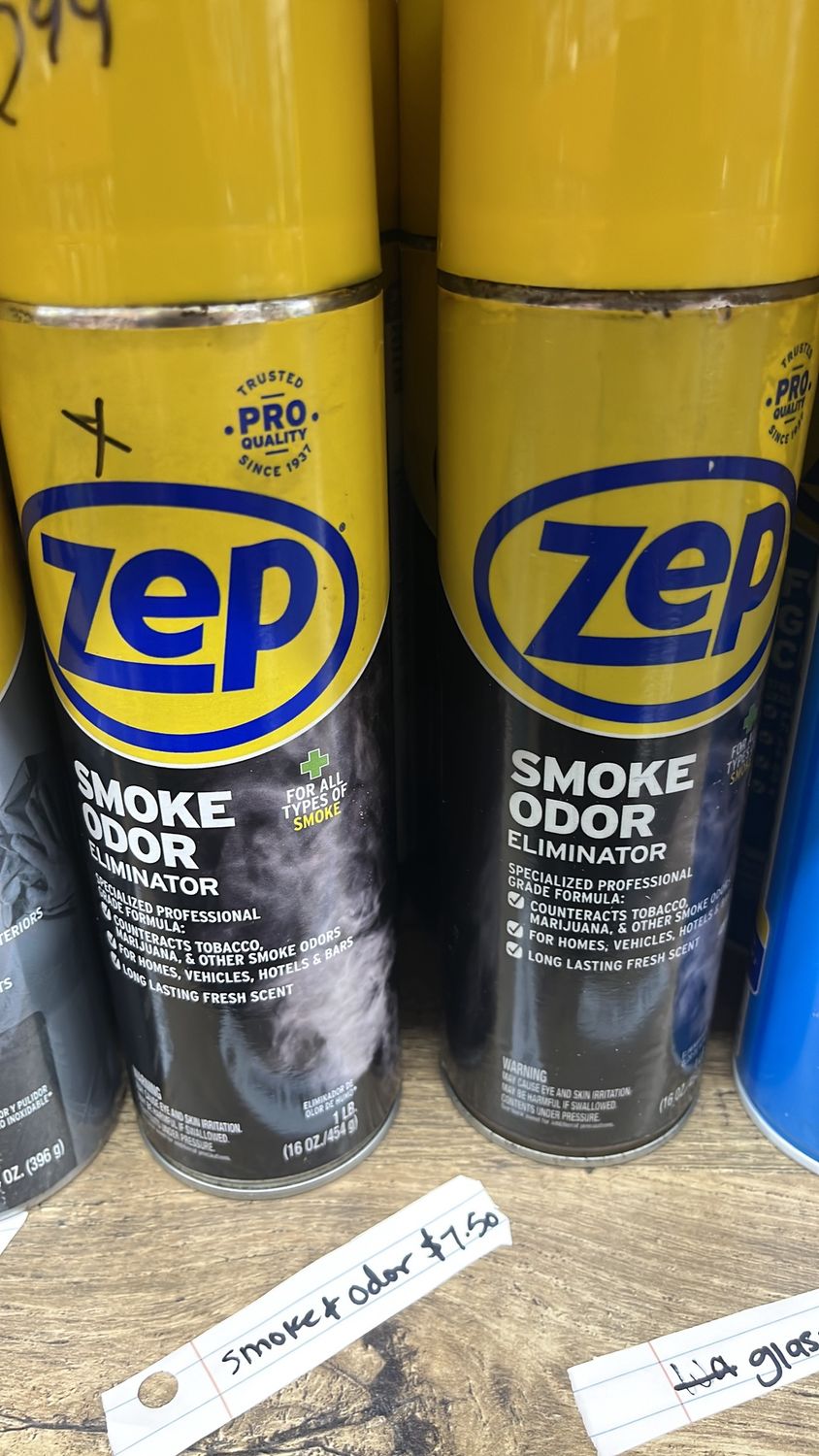 Zep smoke odor