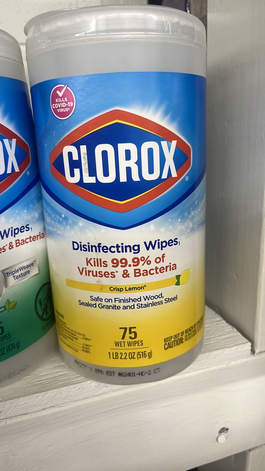 Clorox disinfecting wipes