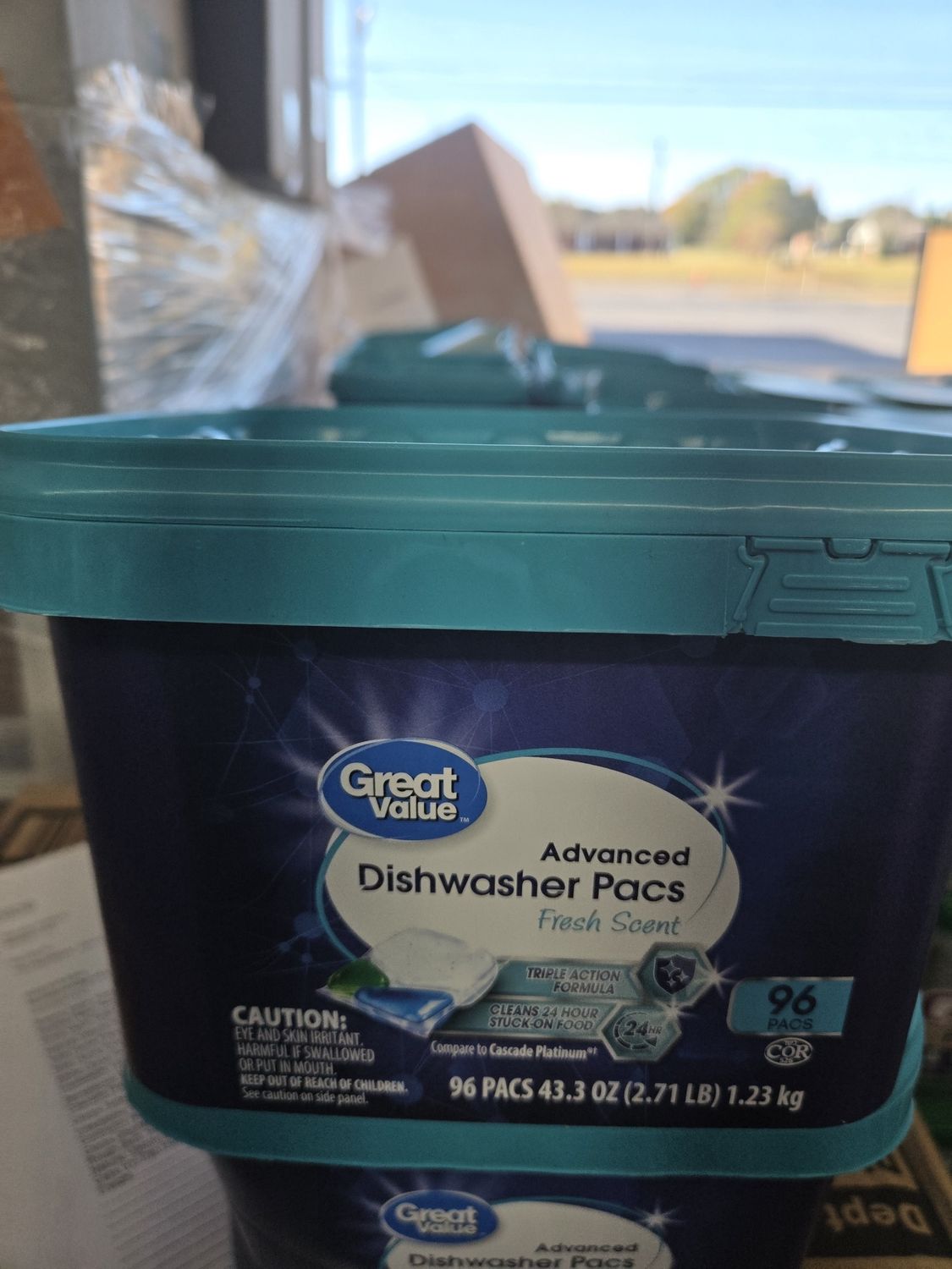 Great Value dishwasher pacs