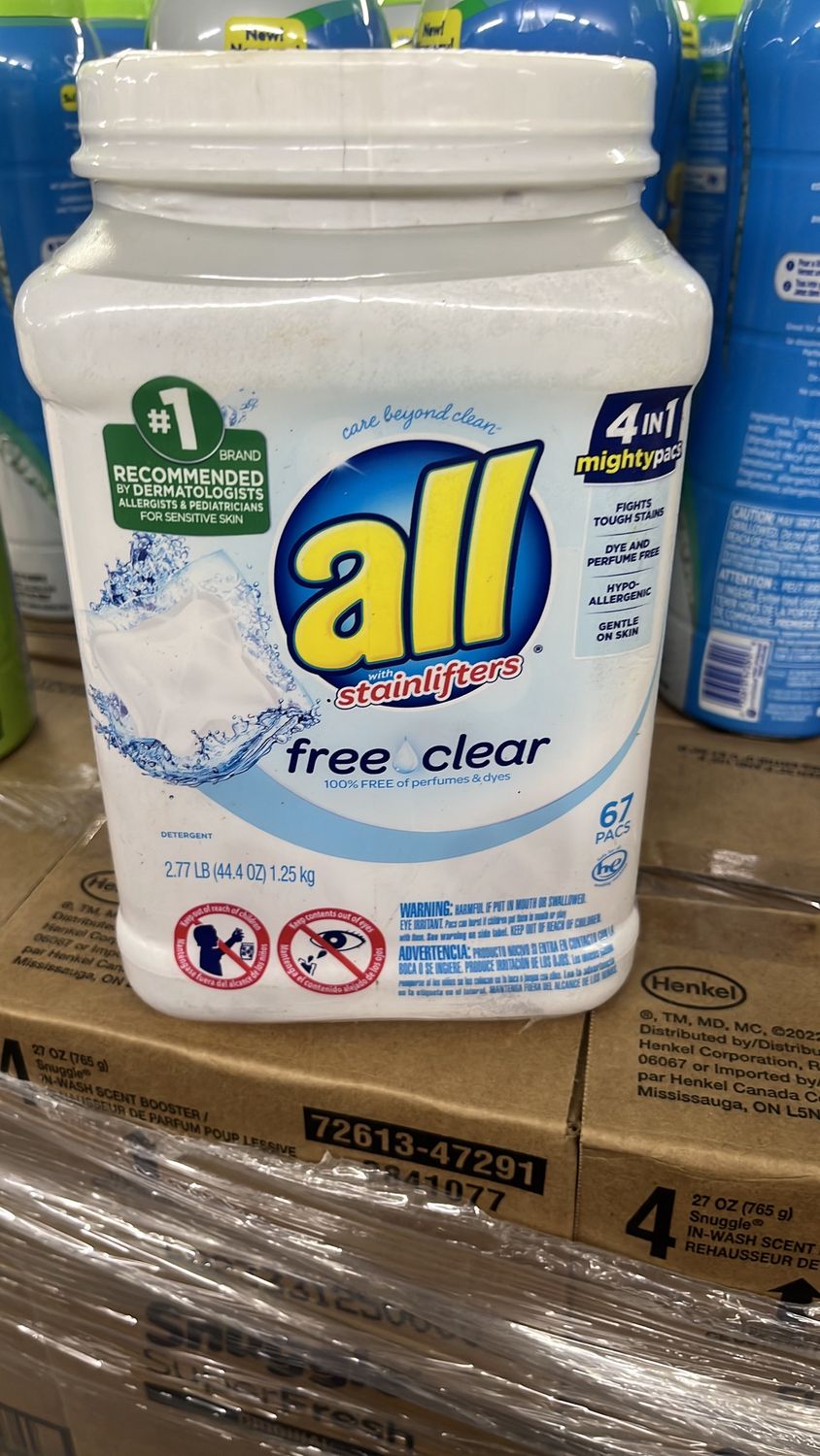 All free an clear pods