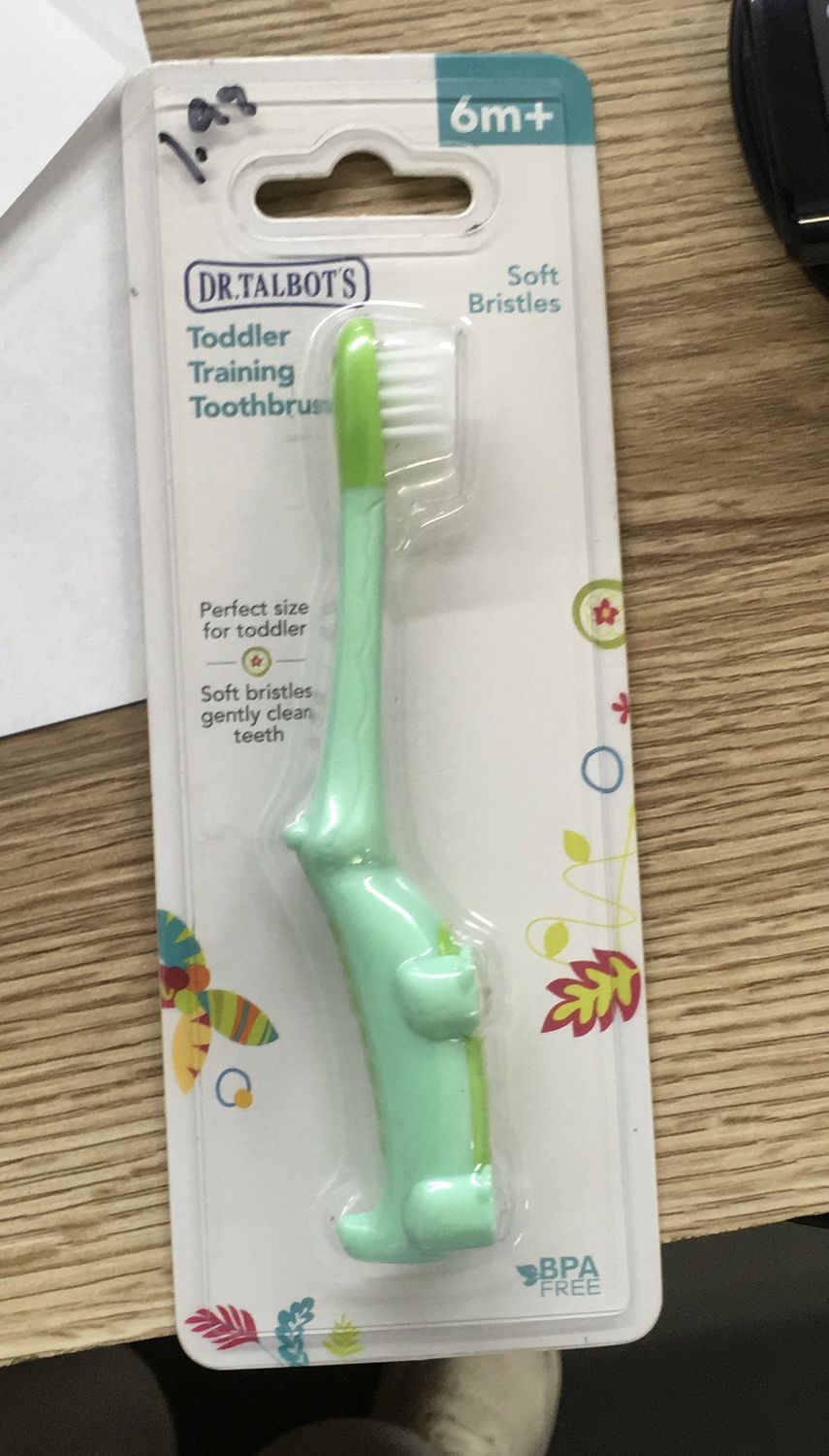 Toddler training tooth brush