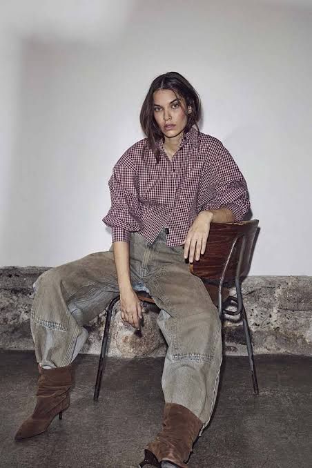 Musa Check Smock Shirt