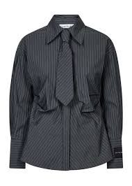Antracit Pin Tie Shirt