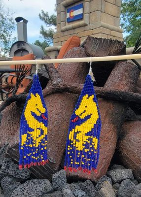 Dragon Whispers Beaded Earrings - Currently in stock and ready for a forever home, no waiting!