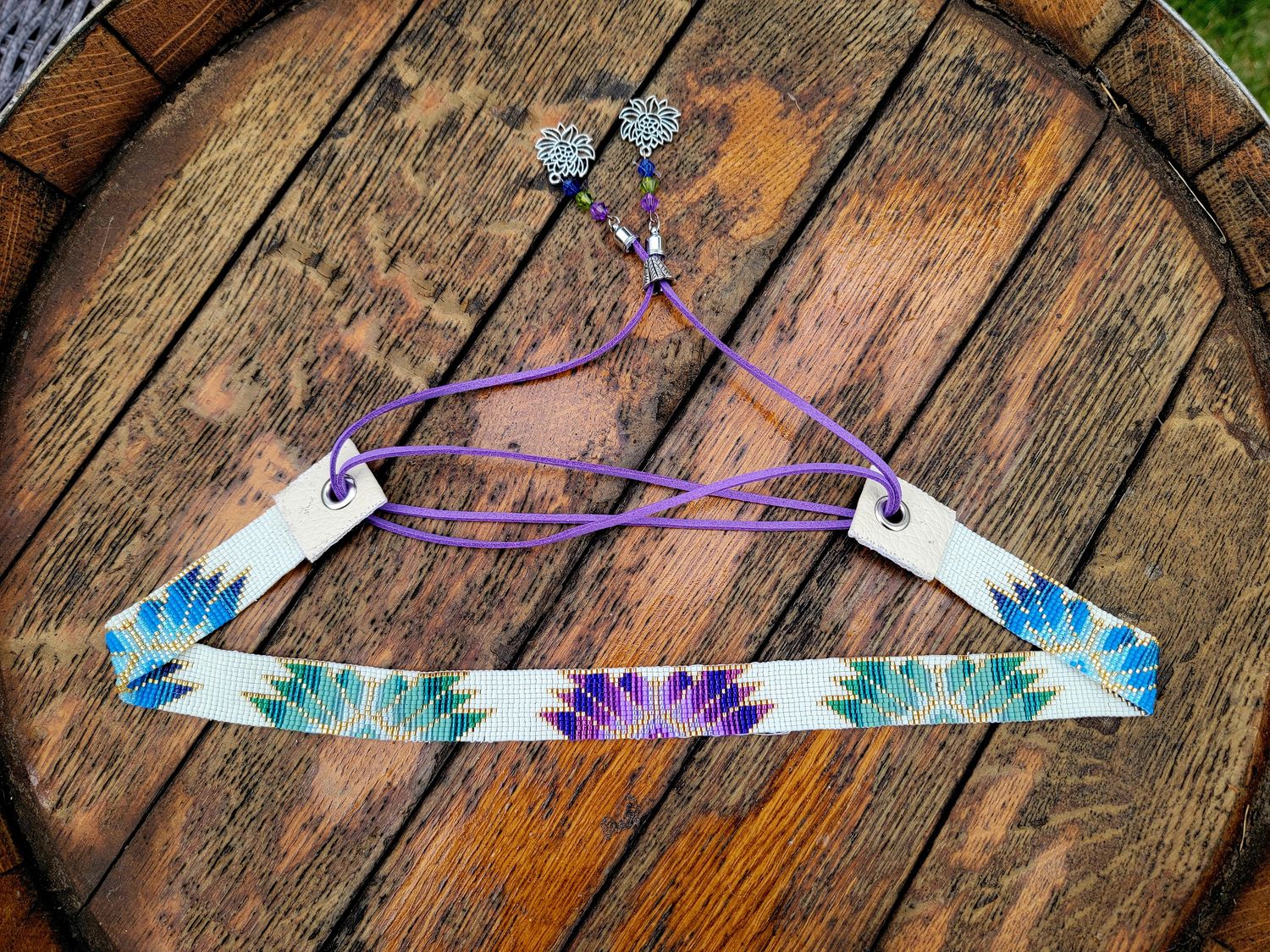Spirit Horizon Beaded Hat Band