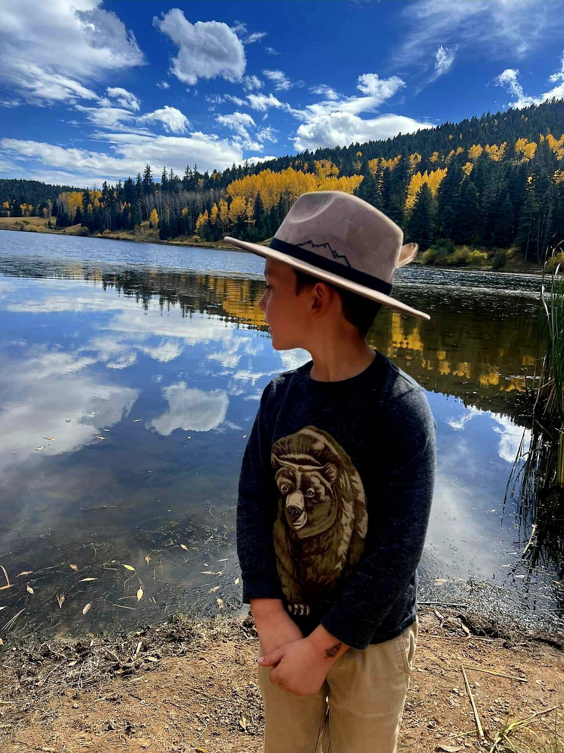 Mountain Trails Youth Fedora