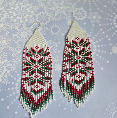 Frosted Fringe Earrings