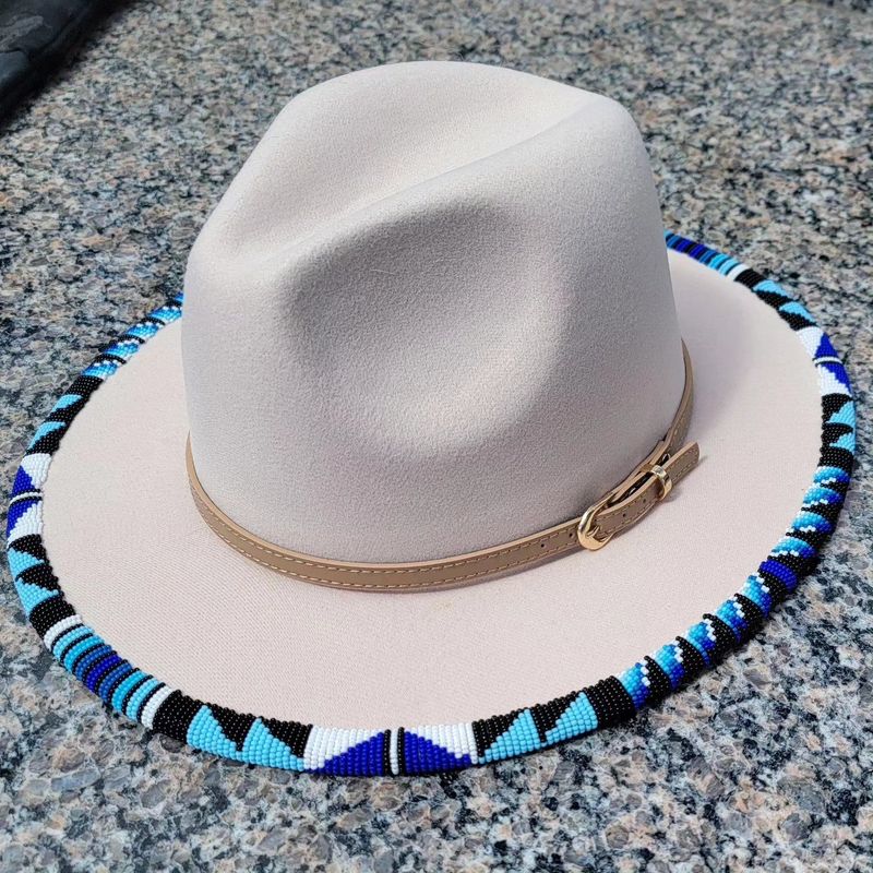 Fedoras With Beadwork