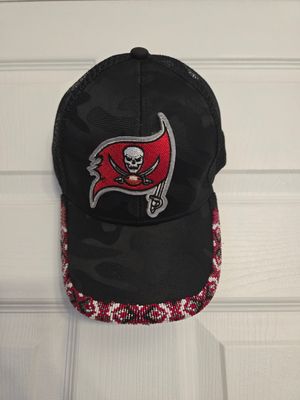 Tampa Buccaneers Fan Flare Beaded Brim Ball Cap - Currently in stock and ready for a forever home, no waiting!