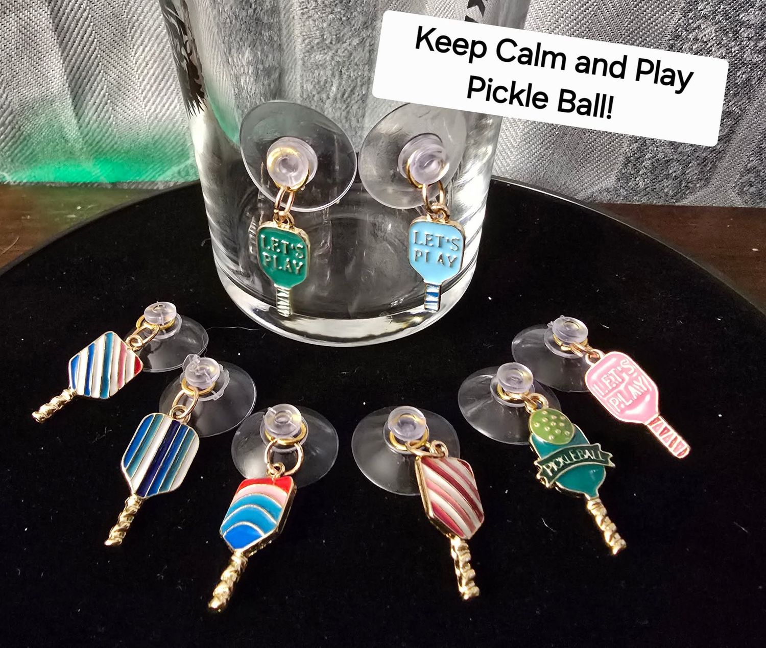 Suction Cup Glass Charms