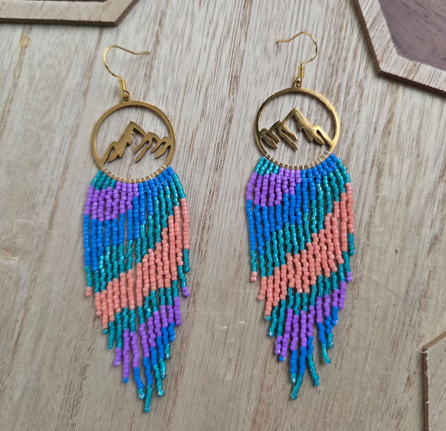 Mountain Cascade Fringe Earrings