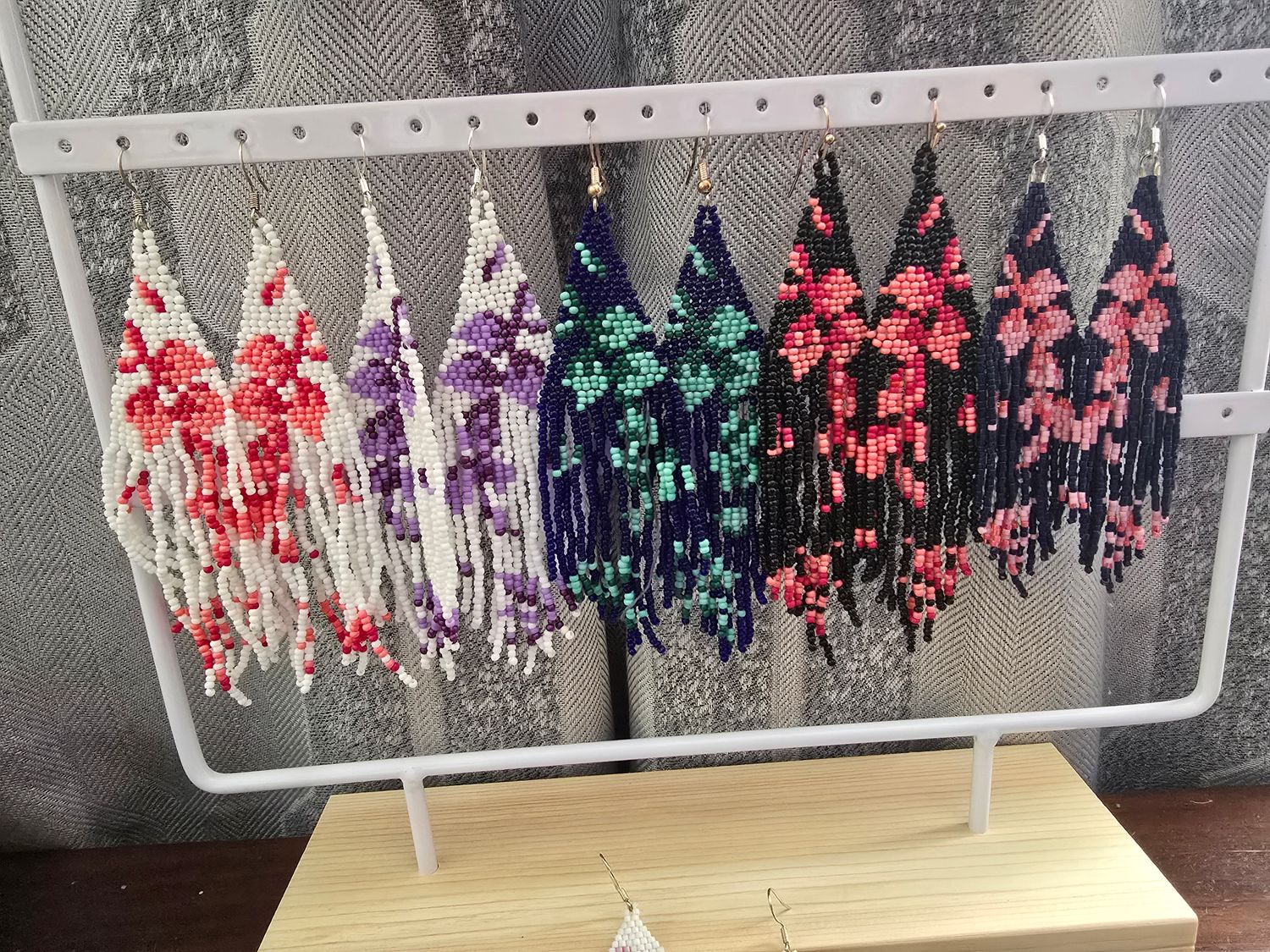 Floral Fringe Earrings